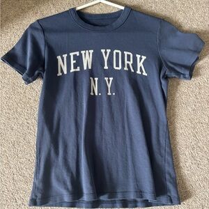 Brandy Melville Navy Blue T-Shirt